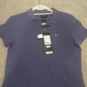 NWT Escada sport purple polo shirt size Small